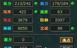 热血三国名将属性,英勇无畏，智勇双全的传奇风采